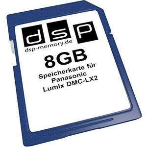 8 GB geheugenkaart voor Panasonic Lumix DMC-LX2