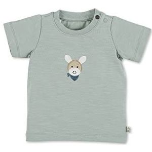 Sterntaler Gots T-shirt met korte mouwen, ezel Emi, groen, normaal voor baby's, Grün, One size