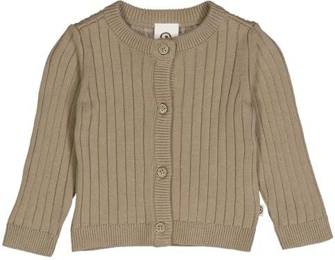 Müsli by GREEN COTTON Gebreid vest  olijfgroen