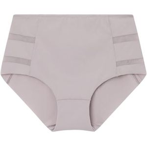 Women'secret Slanke slip met hoge tule, bruin, ondergoed voor dames, Bizon, XL