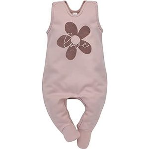 Pinokio Baby Sleepsuit Happiness, 100% katoen roze, meisjes maat 56-68 (62), roze, 62 cm