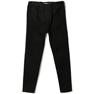 Koton Basic decoratieve leggings met zakken voor meisjes, zwart (999), 7-8 Jaar