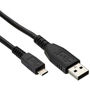 Media, Express USB 2.0 A, Micro B, ideaal voor smartphone, tablet en andere apparaten met micro-USB-aansluitingen, 0,8 meter, zwart