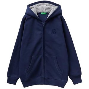 United Colors of Benetton Gebreide trui voor kinderen en jongens, donkerblauw 252, 150