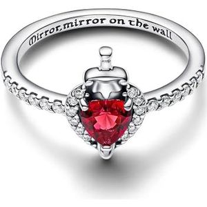 Pandora Moments Disney Villains Böse Königin Ring aus Sterling Silber mit künstlichem Kristall, Größe 58, 193422C01-58