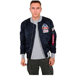 Alpha Industries MA-1 LW Mission To Mars Bomber Jacket voor heren Rep.Blue