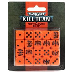 Games Workshop - Warhammer 40.000 - Kill Team: Death Korps Of Astartes dobbelstenen set