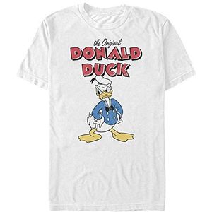 Disney Classic Mickey - Mad Donald Unisex Crew neck T-Shirt White L