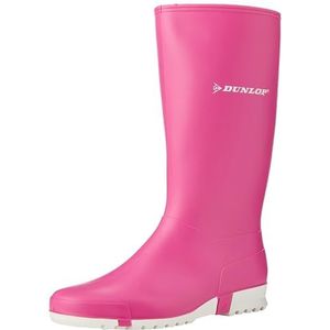 Dunlop Protective Footwear Unisex Sport regenlaars, roze/wit, 2.5 UK, Roze Wit, 2.5 UK