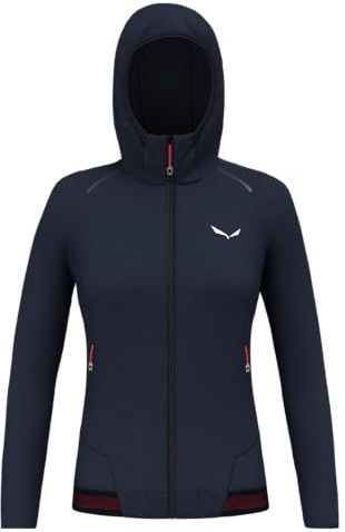 SALEWA - Pedroc Polarlite - Fleece Hoodie - Blauw - Gerecycled Polyester