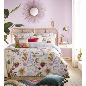 furn. Alchemie abstracte symbolen dekbedovertrek set