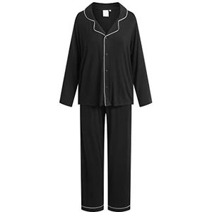 CCDK Copenhagen Joy Pyjama's voor dames, pyjama, zwart, XXL