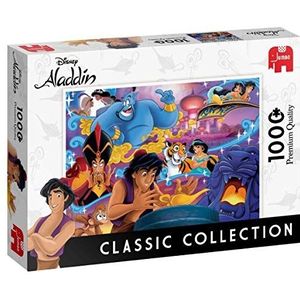 Jumbo Puzzles 18825 Classic Collection Princess Jumbo-Disney puzzel Aladdin, 1000 stukjes, multi