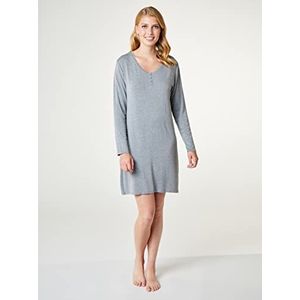 CCDK Copenhagen Dames CCDK Jacqueline L/S Dress Grey Melange Nightgown, medium