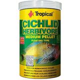 Tropical Cichlid Herbivore Medium Pellet, per stuk verpakt (1 x 1 l)