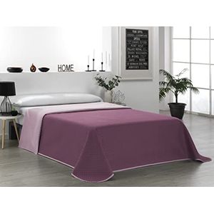 Martina Home Sprei Bouti, omkeerbaar, 100% polyester, auberginezalm, bed 150 cm