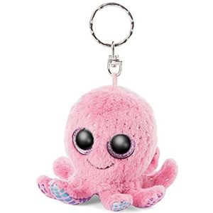 NICI Glubschis: De Originele Octopus Sleutelhanger Poli 8 cm - Zeedier pluche speelgoed, Roze knuffel hanger voor keycords, Sleutelhangers voor meisjes en jongens