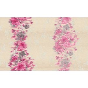A.S. Création Vliesbehang Garden of Eden behang in aquarellook 10,05 m x 1,06 m crème metallic lila Made in Germany 300821 30082-1