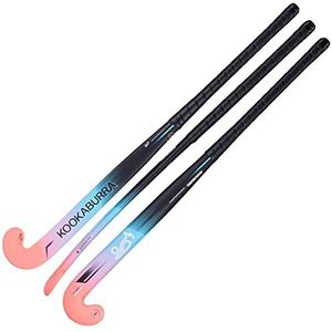 KOOKABURRA Unisex Aurora hockeystick, blauw/roze/zwart, 37.5 Light UK