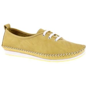 Andrea Conti Vetersneakers voor dames, geel, 36 EU