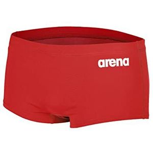 ARENA Men's Team Swim Low Waist Shorts Solid Red-White, 44 heren, rood-wit