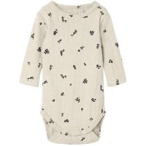 NAME IT Dames Nbflower Ls Body, Peyote Melange, Numeric_68, Peyote Melange, numeric_68