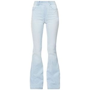 Spanx Dames Retro Light Wash Stretch Flare Jeans, XS, Blauw, XS