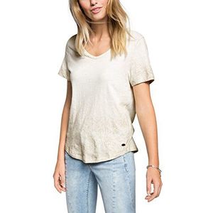 EDC by Esprit Dames geverfd T-shirt met korte mouwen