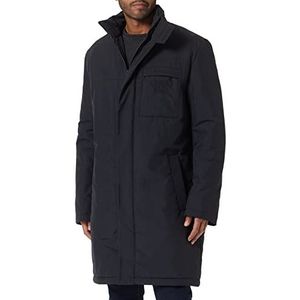 HUGO Mio2311 Waterafstotende gewatteerde jas voor heren, met stack-logo's, zwart 1, 50