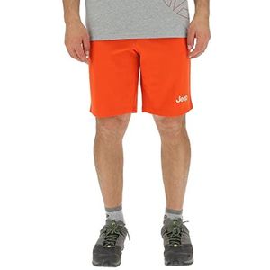 Jeep O102469-R685 J jumpsuit korte broek JI22S heren Bright Mango/Brick R XL