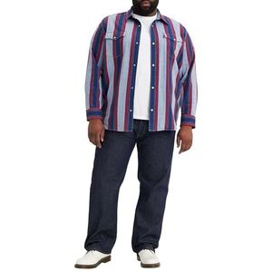 Levi's Heren 501 Original Fit Big & Tall Jeans, Rainforest Rigid Selvedge, 40W / 32L