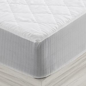 Degrees home - Ademende matrasbeschermer, gewatteerd, verstelbaar, mijtdicht, voor bed 80 x 190/200 cm