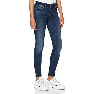 G-Star Raw Lynn Mid Waist Skinny Jeans Jeans dames,Blue Dark Denim Aged.,23W / 36L