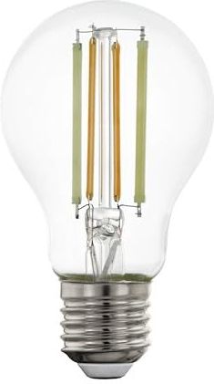 EGLO connect.z Smart-Home Ledlamp E27, A60, Matter, ZigBee, app en spraakbesturing Alexa, dimbaar, warmwit-koudwit, 1055 lumen, 8 watt, vintage gloeilamp helder