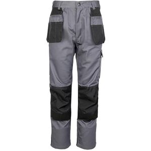 TuffStuff 710 Excel Contrast Werkbroek, Grijs, 36W Long