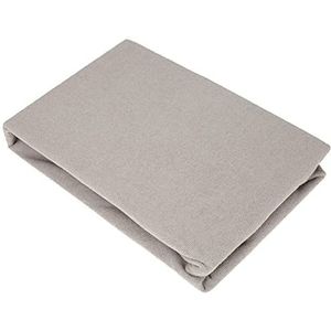 Julius Zöllner 8390349540 badstof hoeslaken, geschikt voor boxmatrassen 68x90 tot 100x100 cm, taupe
