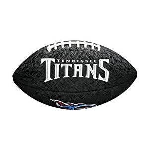 Wilson Minivoetbal met NFL-teamlogo, zwart - Tennessee Titans