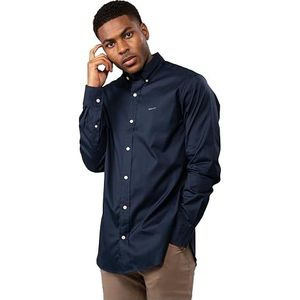 GANT Heren REG Pinpoint Oxford Shirt Klassiek hemd, Marine, Standaard, marineblauw, M