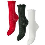 Pcjara - Sokken - 3-pack - Pointelle - Lifestyle: Kerst, Zakelijk, Formeel, Vrije Tijd, Feest