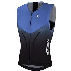 Nalini 02394801100C000.10 Tri Top heren tanktop zwart/blauw L, Zwart/Blauw, L