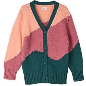 s.Oliver Gebreid meisjesvest, groen, 104/110 cm