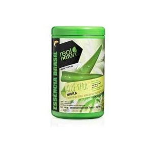 Real Natura Aloë Vera Hydra haargelatine, definieert en hydrateert, voedt en versterkt, alcoholvrij, voor krullend en golvend haar, 1 kg