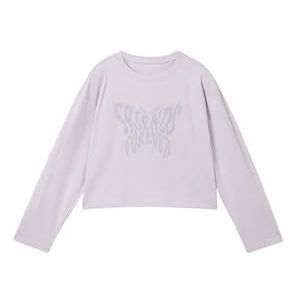 TOM TAILOR Meisjesshirt met lange mouwen en, 36457 - Cool Lilac, 176