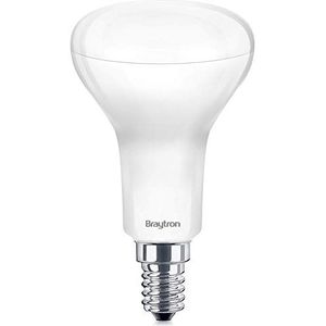 BRAYTRON Ledlamp, 6 W (45 W equivalent) E14, 6500 K (koel wit), CRI ≥ 80, R50 reflector, CE cerificated, (A+ Energy Class)