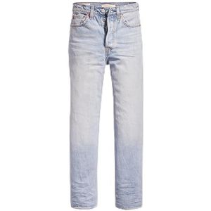 Levi's 720 HIRISE SUPER Skinny MED Indigo - Worn IN, En net zoals dat, 26W x 28L