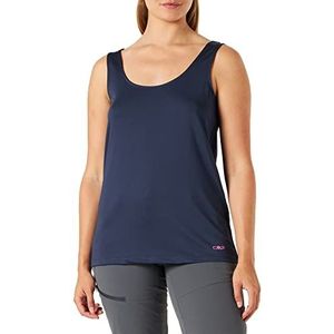 CMP Stretch Polyester Jersey Top T-Shirt, Blauw, 40 Vrouwen