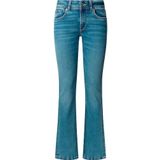 Jeans - Skinny Fitting Flare - Hemelsblauw - Powerflex Denim