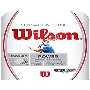 Wilson Sensation Strike 17 1.24mm Squash Set