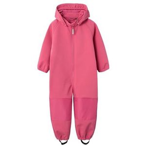 NAME IT Meisjes NMFALFA08 Softshell Suit Magic FO TB regenpak, Carmine, 92, carmine, 92 cm