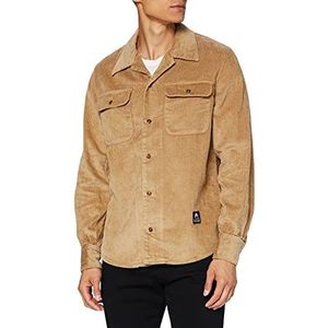 Kings of Indigo Vrijetijdshemd voor heren, beige (Camel 7501), S